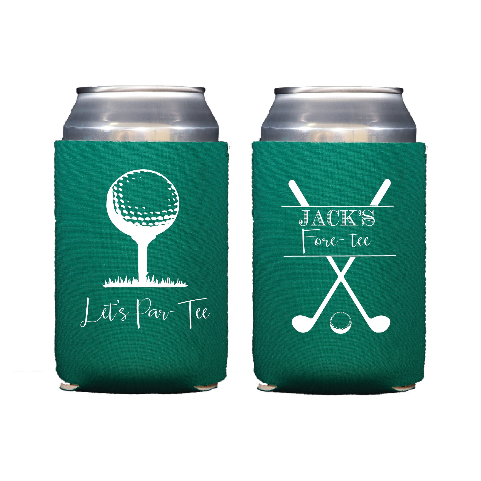 Golf Koozie Golf Let's Par-Tee Koozies Semi-Custom