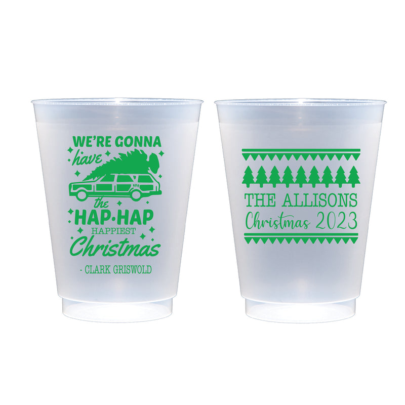 Christmas Vacation Frosted Cups | Semi-Custom