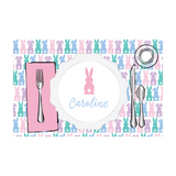 Easter Bunny Placesetting Placemat | Semi-Custom