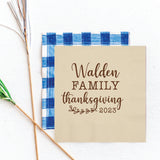 Thanksgiving Family Napkins | Semi-Custom