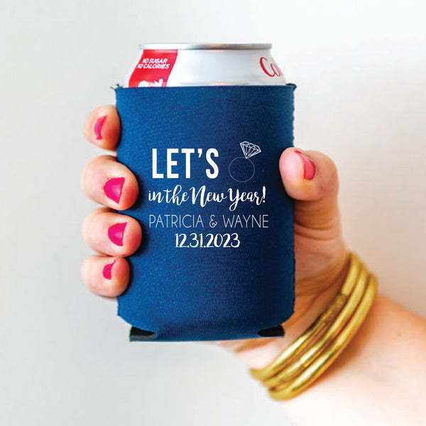 Let's Ring in the New Year Koozies | Semi-Custom