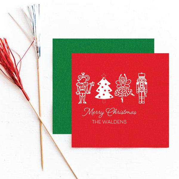 Nutcracker Christmas Napkins | Semi-Custom