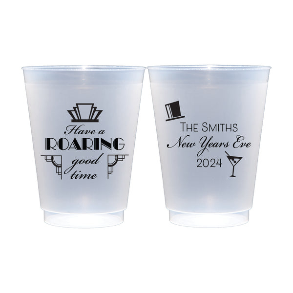 Roaring New Years Eve Frosted Cups | Semi-Custom