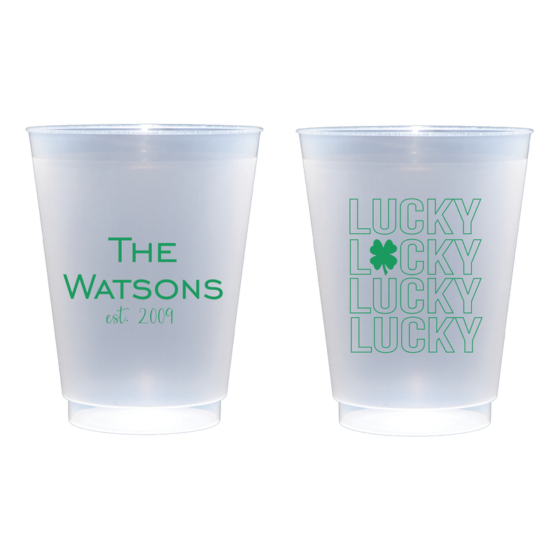 St. Patrick's Day Frosted Cups | Semi-Custom