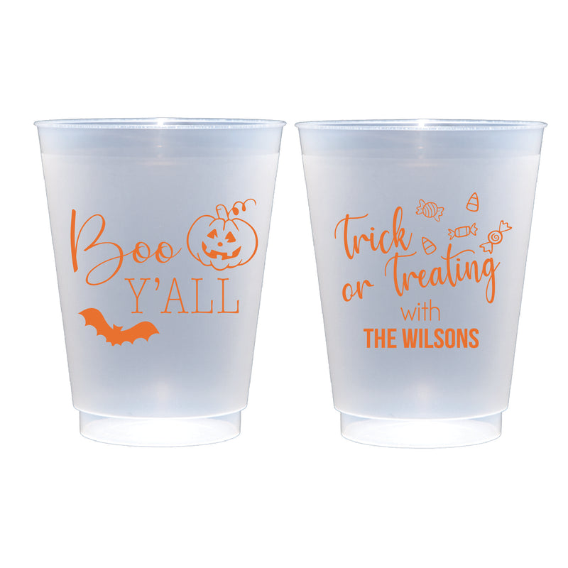 Trick or Treating Halloween Frosted Cups | Semi-Custom