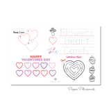 Valentine's Day Activity Paper Placemats