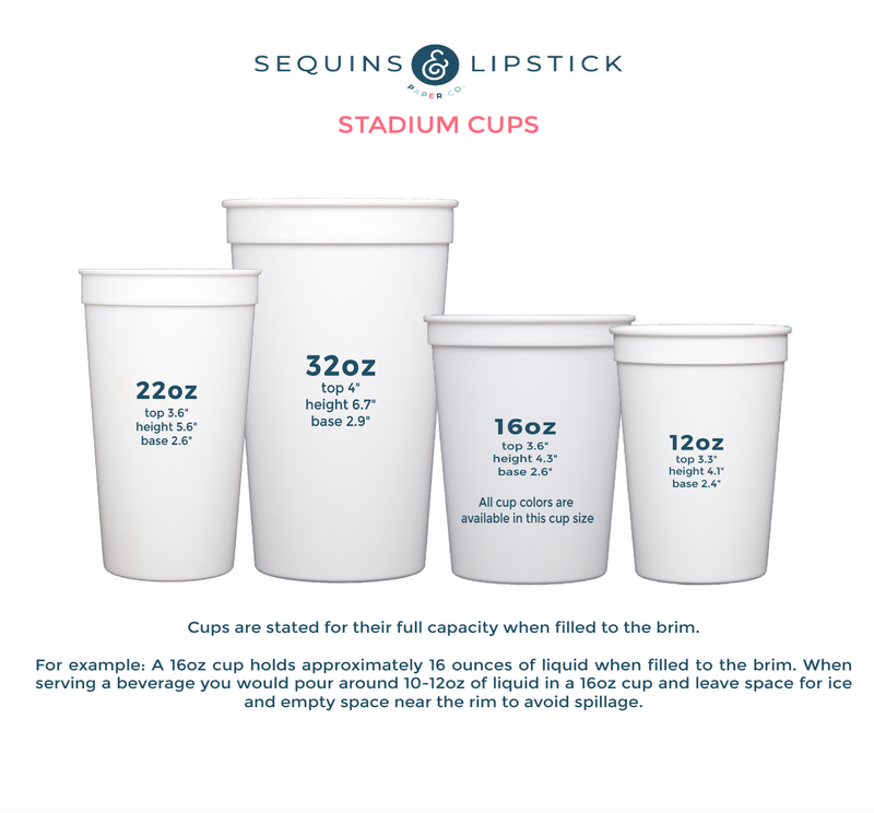 Masters Stadium Cups | Semi-Custom