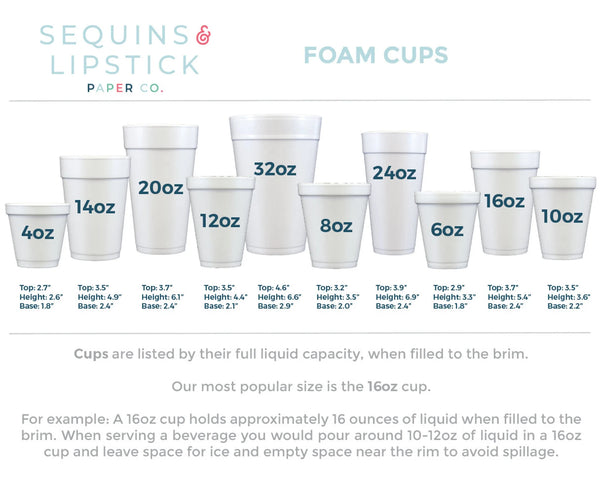 Initial Foam Cups | Semi-Custom